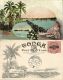 Tonga Islands, NUKUALOFA, Bridge, Steamers (1909) Pre-Printed Stamp - Tonga