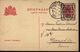 Hollande Pays Bas Entier Rouge Style YT 51 Wilhelmine 5 Cts Surchargé  Nederland Twaalf Eneen Halve Cent 12 - Postal Stationery