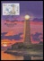 RUSSIA 2016 POSTCARD Maximum Maxi CARD Set 2 LIGHTHOUSE BLACK SEA BEACON PHARE CRIMEA GEOGRAPHY Moscow 2145-46 - Cartes Maximum