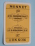 MONNET J.G. Monnet & C° COGNAC / JOKER ( Details - Zie Foto´s Voor En Achter ) !! - Cartes à Jouer Classiques