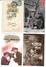 Delcampe - Fantaisies Divers - Lot De 100 Cartes - 1er Avril - Noël - Enfants - Femmes - Fleurs - Couples - Pâques - 1 Série - Etc - 100 - 499 Cartes