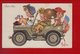 1 Cpa Carte Postale Ancienne -  ILLUSTRATEUR LECLERC AUTO STOP  - Jeep - Leclerc