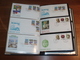 Delcampe - 2 Nette DAVO FDC Albums Met 415 FDC's Nederland, Nederlandse Antillen En Suriname - Colecciones (en álbumes)