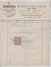 Factures Nestor Flémal&Fils Imprimerie De La Poste Chamount Gistoux En 1922 - 1900 – 1949