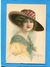 SUPERBE- MARCO-Portrait De Jeune Femme Avec Grand Chapeau-années 1910-20-édition C C M - Autres & Non Classés