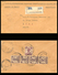 Malaya, Muar, 1946, Registered Envelope, Sent To Malaya From India, Various Postmark, King George 6th, Tamilnadu. - Otros & Sin Clasificación