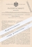 Original Patent - Julius Braunschild , J. Kirchhöfer , München , 1899 , Petroleum - Glühlichtbrenner | Brenner , Licht ! - Documenti Storici