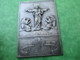 Médaille Religieuse/Plaque Emboutie Métal Argenté/Christ Et Anges / Giubileo Della Redenzione/ROME/1933-1934   CAN262 - Religione & Esoterismo
