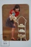 1970 Small/ Pocket Calendar - Peasant Girl With Eggs And Chickens - Tamaño Pequeño : 1961-70