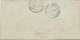 1851 Cérès N° 4 25 C Bleu Foncé Sur Lettre Signée Calves TB. - 1849-1876: Période Classique