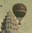 Ballon Absinthe Rivoire Au Dessus Temple Angkor Palais Cambodge Expo Coloniale Marseille 1906 - Globos