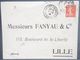 FRANCE - Entier Postal Commerciale De La Garenne Colombes Pour Lille En 1914 - L 7033 - Enveloppes Types Et TSC (avant 1995)
