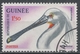 Guinea 1962. Scott #266 (U) White Spoonbill' Bird * - Guinée (1958-...)