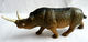 FIGURINE STARLUX ANIMAUX PREHISTORIQUES 1968 PH09 RHINOCEROS LAINEUX - Starlux