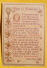 FIN XIXè : IMAGE DE MISSEL Desgodets & Gérard Pl 20 : TEXTE PRIERE A L'EUCHARISTIE Communion 1896 / HOLY CARD  / SANTINO - Images Religieuses