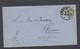 BRIEF VON LEIPZIG NACH DRESDEN,1875. - Briefe U. Dokumente