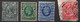 GREAT BRITAIN STAMPS 1/2 HALF AND ONE PENNY, 2 1/2  PENNY, 1,4 PENCE PERFIN  STAMPS C&G, L, CTI, OPL, JMC, BSC, LSW, SJ - Perfins