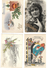 Delcampe - Fantaisies Divers - Lot De 100 Cartes - 1er Avril - Noël - Enfants - Femmes - Fleurs - Couples - Pâques - Etc - 100 - 499 Cartes