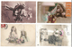 Delcampe - Fantaisies Divers - Lot De 100 Cartes - 1er Avril - Noël - Enfants - Femmes - Fleurs - Couples - Pâques - Etc - 100 - 499 Cartes