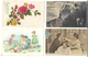 Delcampe - Fantaisies Divers - Lot De 100 Cartes - 1er Avril - Noël - Enfants - Femmes - Fleurs - Couples - Pâques - Etc - 100 - 499 Cartes