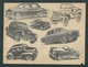 Delcampe - DE SOTO. Voitures Cabriolets Américains.10 Planches Provenant D'un Anc. Catalogue. Modèles Découpés Et Fixés Sur Papier. - Cars