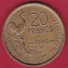 France 20 Francs G. Guiraud - 1950 B - 4 Faucilles - Autres & Non Classés