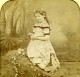 France Jeu De L'Enfance Scene De Genre Anciennne Photo Stereo Transparente LL 1865 - Photos Stéréoscopiques