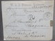 RUSSIE / POLOGNE - Enveloppe Commerciale En Recommandé De Varsovie Pour La France En 1897 , Affr. Au Verso - L 7111 - Briefe U. Dokumente