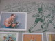 Delcampe - Many Cards, All Photograped: Photos, Tradecards, Cards, Labels,  LUTTE 1907 Poster Stamp; Siam Kick Boxing ; ALBERT MAES - Sonstige & Ohne Zuordnung