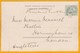 1905 - Carte Postale De Smyrne Vers Londres, Angleterre - KEVII - 1/2 Penny - Vue : Bains De Diane (Diana's Bath) - Levante Británica