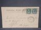 CANADA - Entier Postal + Complément De Montréal Pour La Belgique Via Le Danemark - L 7307 - 1860-1899 Victoria