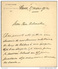 Lettre Autographe De Marie Armand Patrice De Mac Mahon, 129e Régiment D´infanterie, Fils Du Maréchal De Mac Mahon - Other & Unclassified