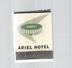 G-I-E , Tabac , Boite , Pochette D'ALLUMETTES, 2 Scans, Publicité, ARIEL HOTEL LONDON AIRPORT - Matchbox Labels