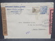 ESPAGNE - Enveloppe Commerciale De Madrid En 1945 Pour Paris Avec Contrôle Postal, Censure De Madrid - L 7359 - Marques De Censures Nationalistes