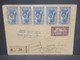 FRANCE / SÉNÉGAL - Enveloppe 1er Vol Dakar / Pointe Noire En 1943 Avec Contrôle Postal , Affr. Plaisant - L 7393 - Lettres & Documents