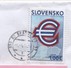 Slovakia/Slovensko, 2017 Bratislava ,  "1 Euro" Introduction Of Euro Currency Stamp, On Cover To U.K. - Interesting - Storia Postale