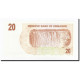 Billet, Zimbabwe, 20 Dollars, 2006-08-01, KM:40, NEUF - Simbabwe