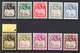 Ascension 1924-33 Mint Mounted, 10b 'torn Flag', See Notes, Sc# 10-19, SG 10b, 11-15,15d,16-18 - Ascension (Ile De L')