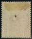 1887, 5 Franc With Blue BOMA Cancellation. Pin Hole In The Middle. (Michel 130,-) - Other & Unclassified