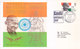 GREAT BRITAIN FIRST DAY COVER 13-08-1969 - MAHATMA GANDHI CENTENARY YEAR, INDIAN FLAG, LORD VISHNU - Brieven En Documenten