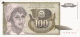 YOUGOSLAVIE   100 Dinara   1991   P. 108 - Yugoslavia