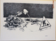 LITHOGRAPHIE- DESSIN   De Claude SERRE - MEDECINE " ORGANES  A  LA  PELLE " Humour Noir Et Hommes En Blanc   * - Lithographies