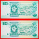 • SHIPS: SINGAPORE ★ 5 DOLLARS (1997)! UNC CRISP! 2 SEQUENCE NUMBERS! LOW START &#x2605; NO RESERVE! - Singapour