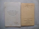 A.GICQUEL CURE DE SALENCY SOUVENIR DU 25e ANNIVERSAIRE DE MON ORDINATION SACERDOTALE 9/7/22-9/7/47 ET DEPART 20/12/1947 - Santini