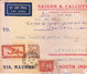 INDOCHINE 1938 AIRMAIL COMMERCIAL COVER, SAIGON TO DEVAKOTTAI, SOUTH INDIA VIA MADRAS, UPTO CALCUTTA VIA AIR FRANCE - Poste Aérienne