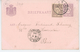 PAYS BAS - JUBILEUMJAAR 1898 - KONINGIN WILHELMINA I. (postée En 1899 ) - Entiers Postaux