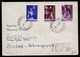 A4616) Bulgaria Bulgarien 2 R-Briefe Plovdiv 3.1.48 Mit Mi.618-628 - Storia Postale