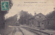 Saint Nom La Bretèche - Vue De La Gare, Train Entrant En Gare (souvenir De Manoeuvres De La 6ième Division) Circulé 1912 - St. Nom La Breteche