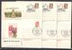 Lot  200 Small Collection Of Enveloped With Special Stempel (3 Scans, 14 Envelopes) - Colecciones (sin álbumes)