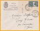 1939 - Enveloppe D' Avallon Vers Lucy Sur Cure (par Vermenton, Yonne) - N° 381 Seul Sur Lettre, évêque Gallot - Chômeurs - Briefe U. Dokumente